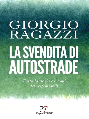 cover image of La svendita di Autostrade